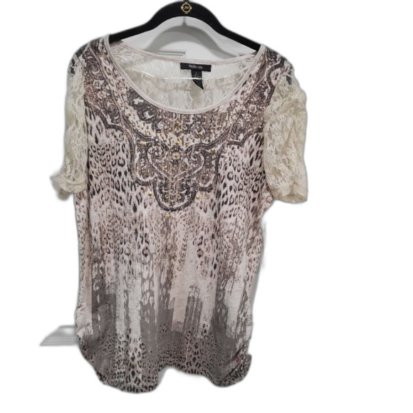 NEW Animal Print Top - Large - Picture 1 of 3